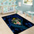 Hawaii Turtle Plumeria Flower Fanciful Area Rug