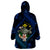 Hawaii Turtle Plumeria Flower Fanciful Wearable Blanket Hoodie