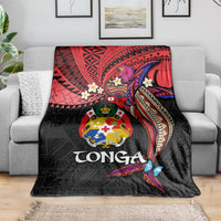 Tonga Emancipation Day Blanket Ngatu Humpback Whale Polynesian Flower LT03 - Polynesian Pride