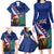 New Zealand Christmas Family Matching Long Sleeve Bodycon Dress and Hawaiian Shirt Kiwi Bird Santa and Silver Fern Funny Haka Dance