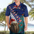 New Zealand Christmas Hawaiian Shirt Kiwi Bird Santa and Silver Fern Funny Haka Dance