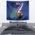 New Zealand Christmas Tapestry Kiwi Bird Santa and Silver Fern Funny Haka Dance