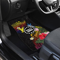 Cook Islands Independence Day Car Mats Maroro and Kakaia with Hibiscus Flower Polynesian Pattern LT03 - Polynesian Pride