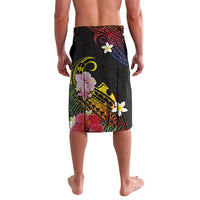 Cook Islands Independence Day Lavalava Maroro and Kakaia with Hibiscus Flower Polynesian Pattern LT03 - Polynesian Pride