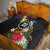 Cook Islands Independence Day Quilt Maroro and Kakaia with Hibiscus Flower Polynesian Pattern