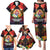 French Polynesia Bastille Day Family Matching Puletasi and Hawaiian Shirt Tiare Flower and National Seal Polynesian Pattern