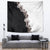 Hawaii Grayscale Hibiscus Flowers Tapestry Polynesian Pattern With Half Black White Version