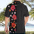 Hawaii Hibiscus and Plumeria Flowers Hawaiian Shirt Tapa Tribal Pattern Half Style Colorful Mode