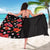 Hawaii Hibiscus and Plumeria Flowers Sarong Tapa Tribal Pattern Half Style Colorful Mode