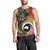 Vanuatu and Australia Together Men Tank Top Kangaroo with Pig Tusk Indigenous Pattern