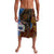 Samoa and Australia Together Lavalava Kangaroo and Tribal Hibiscus Aboriginal Pattern