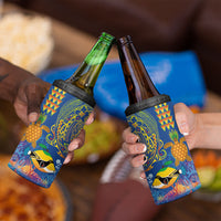 Hawaii Ocean 4 in 1 Can Cooler Tumbler Pineapple Turtle and Mango Reef Triggerfish and Kakau Tattoo LT03 - Polynesian Pride