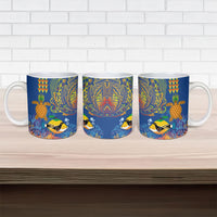 Hawaii Ocean Ceramic Mug Pineapple Turtle and Mango Reef Triggerfish and Kakau Tattoo LT03 - Polynesian Pride