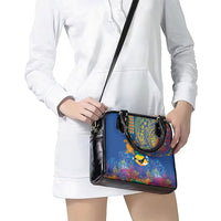 Hawaii Ocean Shoulder Handbag Pineapple Turtle and Mango Reef Triggerfish and Kakau Tattoo LT03 - Polynesian Pride