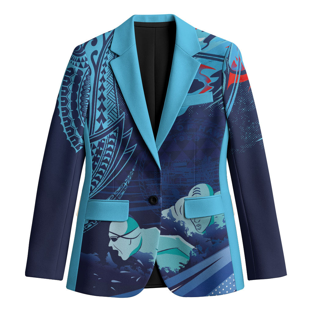 Personalized Hawaii Swimming Blazer Tribal Sporty Style LT03 Unisex Multicolor - Polynesian Pride