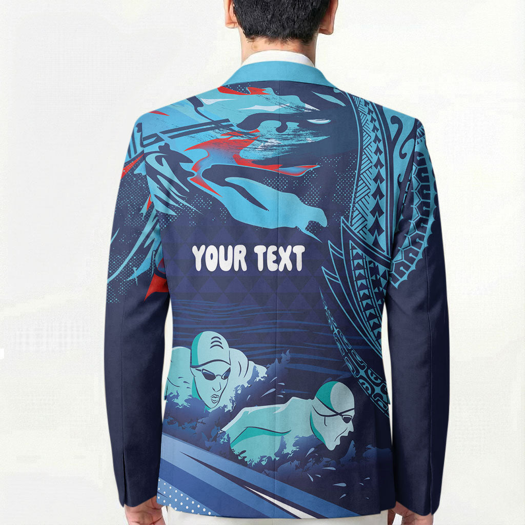 Personalized Hawaii Swimming Blazer Tribal Sporty Style LT03 - Polynesian Pride