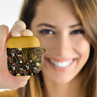 Hawaiian and Japanese AirPods Case Polynesian Tattoo with Japanese Culture Kintsugi Style LT03 - Polynesian Pride