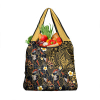 Hawaiian and Japanese Grocery Bag Polynesian Tattoo with Japanese Culture Kintsugi Style LT03 1-pack One Size Multicolor - Polynesian Pride