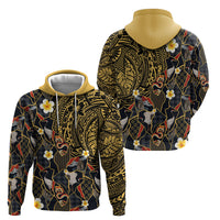 Hawaiian and Japanese Hoodie Polynesian Tattoo with Japanese Culture Kintsugi Style LT03 - Polynesian Pride