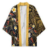 Hawaiian and Japanese Kimono Polynesian Tattoo with Japanese Culture Kintsugi Style LT03 Unisex Multicolor - Polynesian Pride
