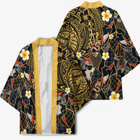 Hawaiian and Japanese Kimono Polynesian Tattoo with Japanese Culture Kintsugi Style LT03 - Polynesian Pride