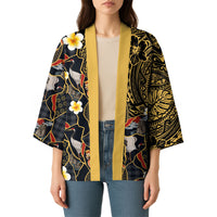 Hawaiian and Japanese Kimono Polynesian Tattoo with Japanese Culture Kintsugi Style LT03 - Polynesian Pride