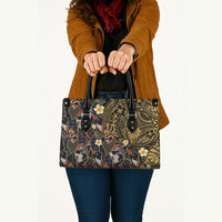Hawaiian and Japanese Leather Bag Polynesian Tattoo with Japanese Culture Kintsugi Style LT03 - Polynesian Pride
