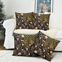 Hawaiian and Japanese Pillow Cover Polynesian Tattoo with Japanese Culture Kintsugi Style LT03 - Polynesian Pride