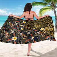 Hawaiian and Japanese Sarong Polynesian Tattoo with Japanese Culture Kintsugi Style LT03 - Polynesian Pride