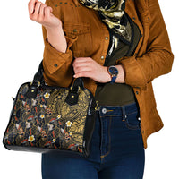 Hawaiian and Japanese Shoulder Handbag Polynesian Tattoo with Japanese Culture Kintsugi Style LT03 - Polynesian Pride