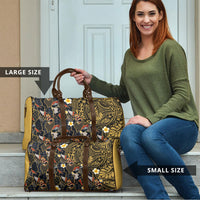 Hawaiian and Japanese Travel Bag Polynesian Tattoo with Japanese Culture Kintsugi Style LT03 - Polynesian Pride