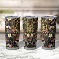 Hawaiian and Japanese Tumbler Cup Polynesian Tattoo with Japanese Culture Kintsugi Style LT03 - Polynesian Pride
