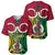 Vanuatu Baseball Jersey Pig Tusk Mix Maori Pattern and Namele Leaf LT03 - Polynesian Pride