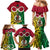 Vanuatu Family Matching Mermaid Dress and Hawaiian Shirt Pig Tusk Mix Maori Pattern and Namele Leaf LT03 - Polynesian Pride