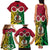 Vanuatu Family Matching Tank Maxi Dress and Hawaiian Shirt Pig Tusk Mix Maori Pattern and Namele Leaf LT03 - Polynesian Pride