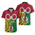 Vanuatu Hawaiian Shirt Pig Tusk Mix Maori Pattern and Namele Leaf LT03 - Polynesian Pride