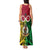 Vanuatu Tank Maxi Dress Pig Tusk Mix Maori Pattern and Namele Leaf LT03 - Polynesian Pride