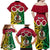 Personalised Vanuatu Family Matching Off Shoulder Maxi Dress and Hawaiian Shirt Pig Tusk Mix Maori Pattern and Namele Leaf LT03 - Polynesian Pride