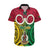 Personalised Vanuatu Hawaiian Shirt Pig Tusk Mix Maori Pattern and Namele Leaf LT03 Red - Polynesian Pride