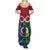 Vanuatu Shefa Province Family Matching Summer Maxi Dress and Hawaiian Shirt Pig Tusk Mix Maori Pattern and Namele Leaf LT03 - Polynesian Pride