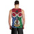 Vanuatu Shefa Province Men Tank Top Pig Tusk Mix Maori Pattern and Namele Leaf LT03 - Polynesian Pride