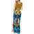 Personalised Vanuatu Sanma Province Tank Maxi Dress Pig Tusk Mix Maori Pattern and Namele Leaf LT03 - Polynesian Pride