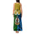 Vanuatu Malampa Province Tank Maxi Dress Pig Tusk Mix Maori Pattern and Namele Leaf LT03 - Polynesian Pride