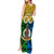 Personalised Vanuatu Malampa Province Tank Maxi Dress Pig Tusk Mix Maori Pattern and Namele Leaf LT03 - Polynesian Pride