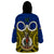 Vanuatu Torba Province Wearable Blanket Hoodie Pig Tusk Mix Maori Pattern and Namele Leaf LT03 - Polynesian Pride