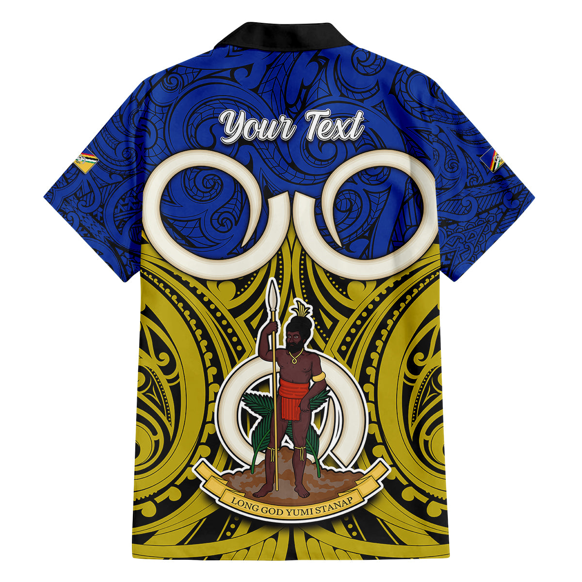 Personalised Vanuatu Torba Province Family Matching Summer Maxi Dress and Hawaiian Shirt Pig Tusk Mix Maori Pattern and Namele Leaf LT03 - Polynesian Pride