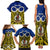 Personalised Vanuatu Torba Province Family Matching Tank Maxi Dress and Hawaiian Shirt Pig Tusk Mix Maori Pattern and Namele Leaf LT03 - Polynesian Pride