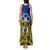 Personalised Vanuatu Torba Province Tank Maxi Dress Pig Tusk Mix Maori Pattern and Namele Leaf LT03 - Polynesian Pride