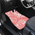 Hawaii Kauai Island Car Mats Hibiscus Pattern Seamless Tribal Simple Pink Pastel LT03 - Polynesian Pride