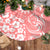 Hawaii Kauai Island Tree Skirt Hibiscus Pattern Seamless Tribal Simple Pink Pastel LT03 - Polynesian Pride